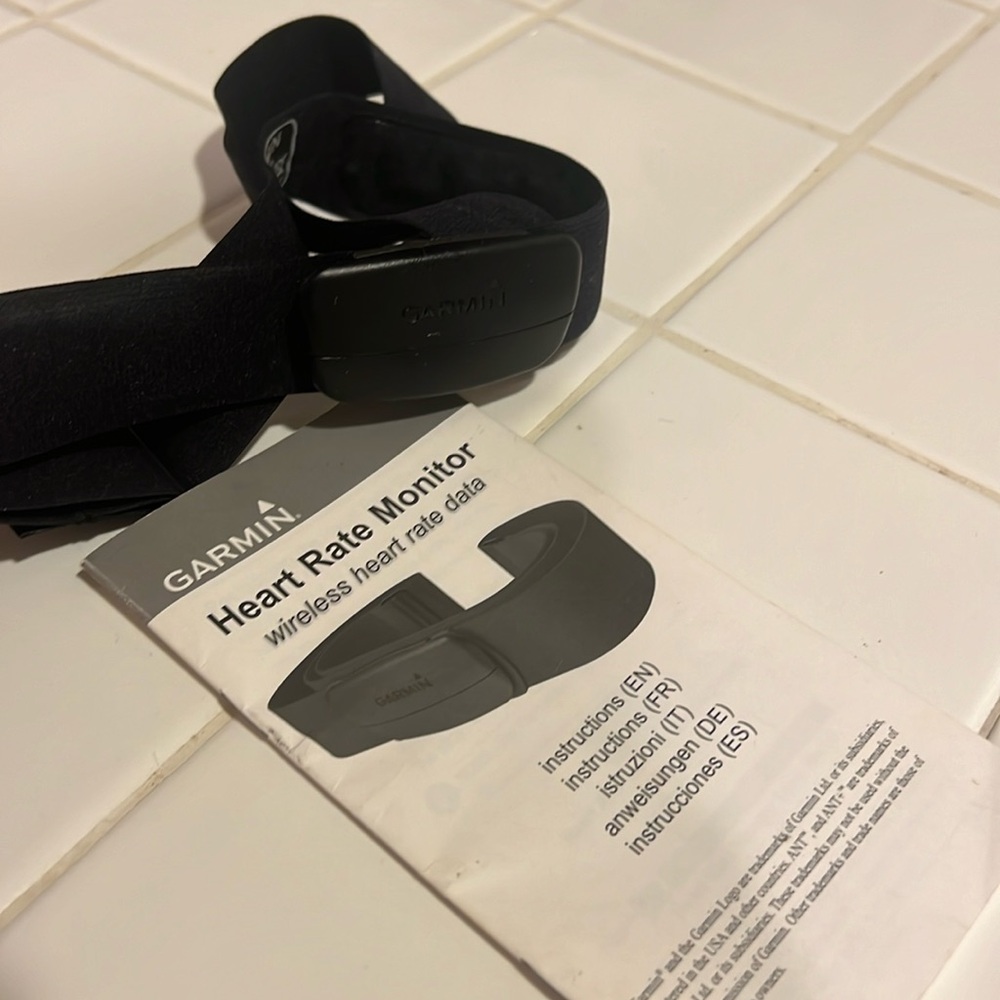 Garmin heart monitor